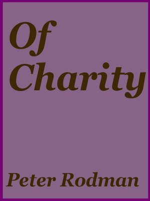 cover image of Of Charity